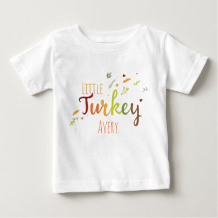 Thanksgiving Little Turkey personalizable name