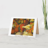Thanksgiving Love Kaart (Achterkant)