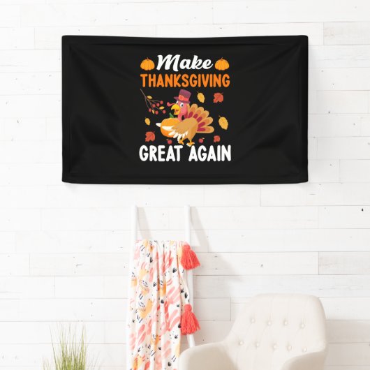 Thanksgiving maak Thanksgiving weer geweldig Spandoek (Insitu)
