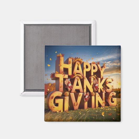 Thanksgiving Magneet (Voorkant / Achterkant)