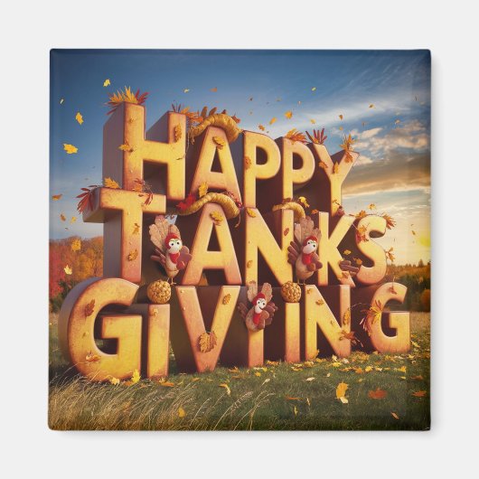 Thanksgiving Magneet (Voorkant)