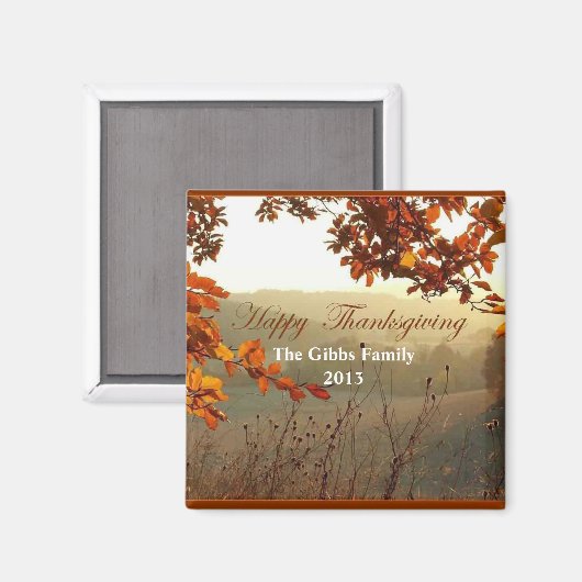 Thanksgiving Magneet 2013 Sample (Voorkant / Achterkant)