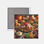 Thanksgiving-magneet Magneet (Voorkant / Achterkant)