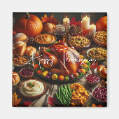 Thanksgiving-magneet Magneet (Voorkant)