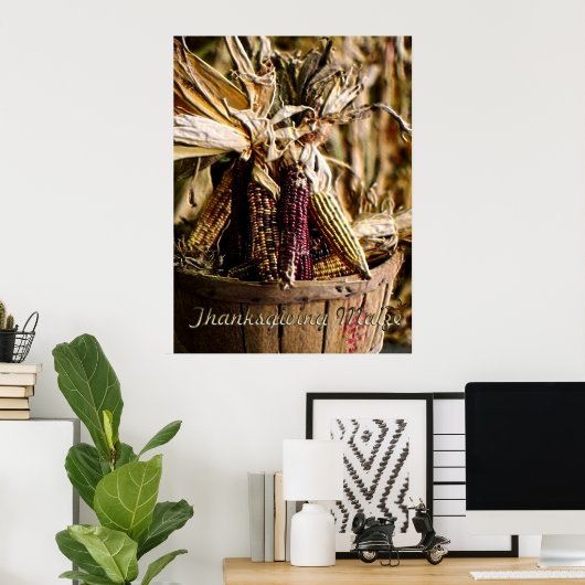 Thanksgiving Maize Poster (Thuiskantoor)