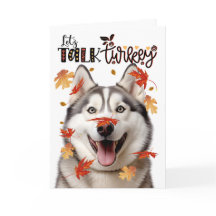 Thanksgiving Malamute Dog Lets Talk Turkije