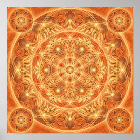 Thanksgiving Mandala Poster (Voorkant)