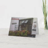 THANKSGIVING "MANGIA" WENSEN FEESTDAGEN KAART (Voorkant)