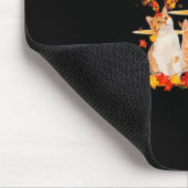 Thanksgiving Maple Cat Heart Shape Tree Leaf Muismat (Hoek)