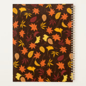 Thanksgiving Maple Fall Pattern Planner (Achterkant)