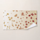 Thanksgiving Maple Leaves Bad Handdoek (Handdoek)