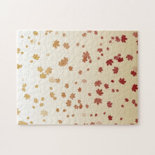 Thanksgiving Maple Leaves Legpuzzel (Horizontaal)