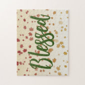 Thanksgiving Maple Leaves Legpuzzel (Verticaal)