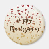 Thanksgiving Maple Leaves Magneet (Voorkant)