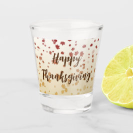 Thanksgiving Maple Leaves Shot Glas
