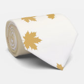 Thanksgiving Maple Leaves Stropdas (Opgerold)