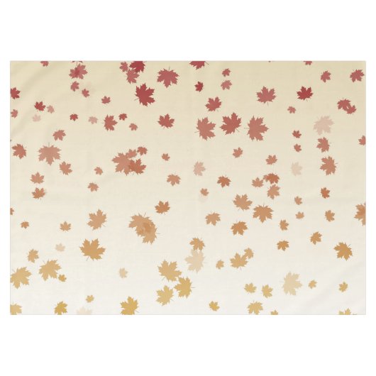 Thanksgiving Maple Leaves Tafelkleed (Voorkant (Horizontaal))