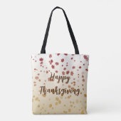 Thanksgiving Maple Leaves Tote Bag (Achterkant)