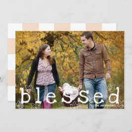 Thanksgiving Maple verliest Oranje flatel Kaart