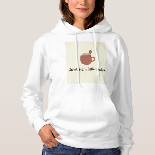 Thanksgiving Marshmallow Grappig Quote Hoodie (Voorkant)