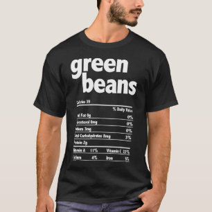 Thanksgiving mas kostuum Nutrime Facts Green be T-shirt