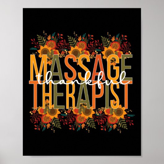 Thanksgiving Massage Th Poster (Voorkant)