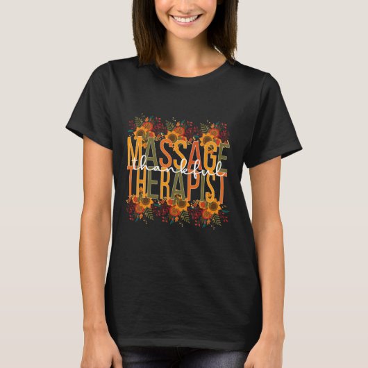 Thanksgiving Massage Th T-shirt (Voorkant)
