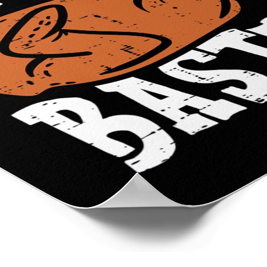 Thanksgiving Master Baster Fun Turkije Dag Herfst  Poster (Hoek)