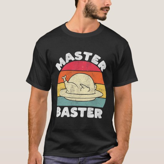 Thanksgiving Master Baster Funny Turkije Dag Herfs T-shirt (Voorkant)