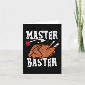 Thanksgiving Master Baster Leuk Thanksgiving Dag H Kaart (Voorkant)