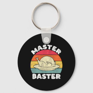 Thanksgiving Master Byster Funny Turkije Dag Herfs Sleutelhanger