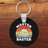 Thanksgiving Master Byster Funny Turkije Dag Herfs Sleutelhanger (Voorkant)
