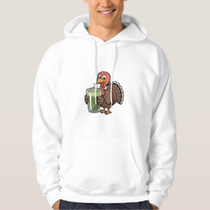 Thanksgiving Matcha Turkije Drink theekoker Hoodie