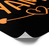 Thanksgiving Matching Couples Outfit Sweet Tato Ye Poster (Hoek)