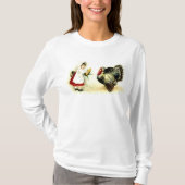  Thanksgiving meisje dat Turkije het Shirt geeft (Voorkant)