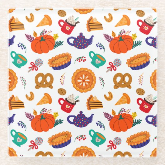 Thanksgiving Meme | Alles bedanken Glazen Onderzetter (Voorkant)