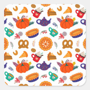 Thanksgiving Meme   Alles bedanken Vierkante Sticker