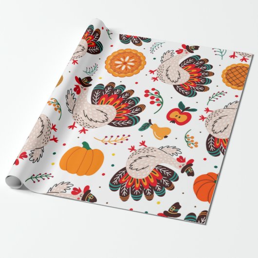 Thanksgiving Meme I Am Happy Because I Am Grateful Cadeaupapier (Uitgerold)