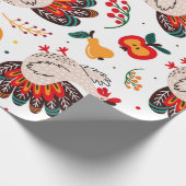 Thanksgiving Meme I Am Happy Because I Am Grateful Cadeaupapier (Hoek)