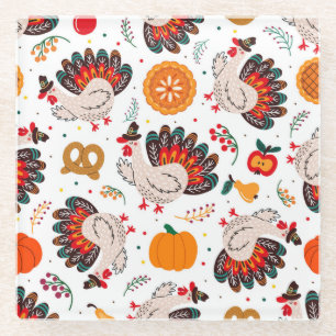 Thanksgiving Meme I Am Happy Because I Am Grateful Glazen Onderzetter