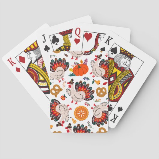 Thanksgiving Meme | Thanksgiving is de maaltijd Pokerkaarten (Achterkant)