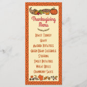 Thanksgiving Menu (Voorkant)