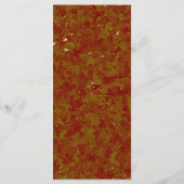 Thanksgiving Menu individuele kaarten (Achterkant)