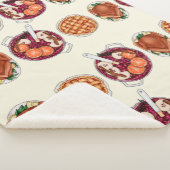 Thanksgiving Menu Sherpa Deken (3/4)