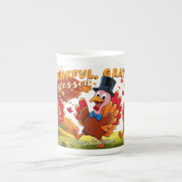 Thanksgiving met dankbaarheidscitaten porselein kop