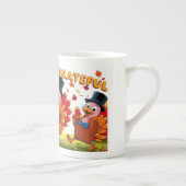 Thanksgiving met dankbaarheidscitaten porselein kop (Rechts)