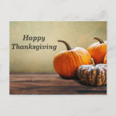 Thanksgiving met herfstpompoen briefkaart (Voorkant)