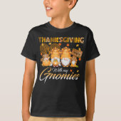 Thanksgiving met mijn gnomen Funny Autumn Gnomen T-shirt (Voorkant)