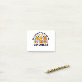 Thanksgiving met mijn gnomen Funny Pumpkin herfst Post-it® Notes (Op bureau)