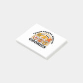 Thanksgiving met mijn gnomen Funny Pumpkin herfst Post-it® Notes (Schuin)
